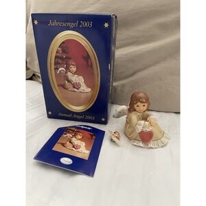 Goebel Annual Angel Weihnacht Jahresangel 2003 Limited Edition New In Box W/Pin